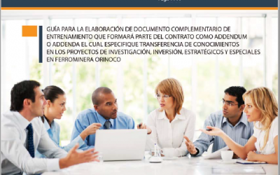 Guía para la elaboración de documento complementario de entrenamiento