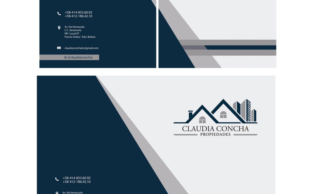 Diseño de Logotipo Claudia Concha Propiedades