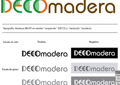 Diseño de Logotipo para DecoMadera